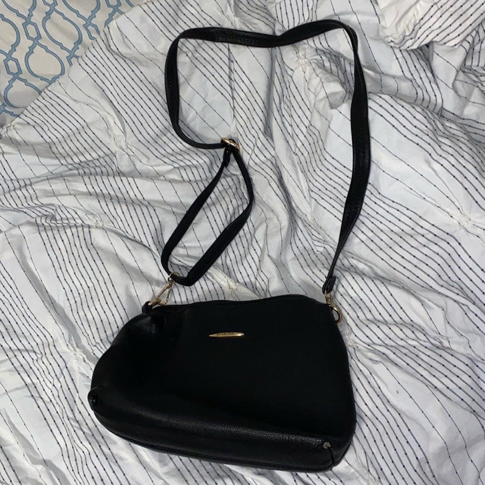 Black leather Bosalina bag